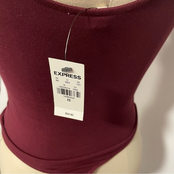 Express One Eleven V-Wire Thong Bodysuit - Picture 4 of 7